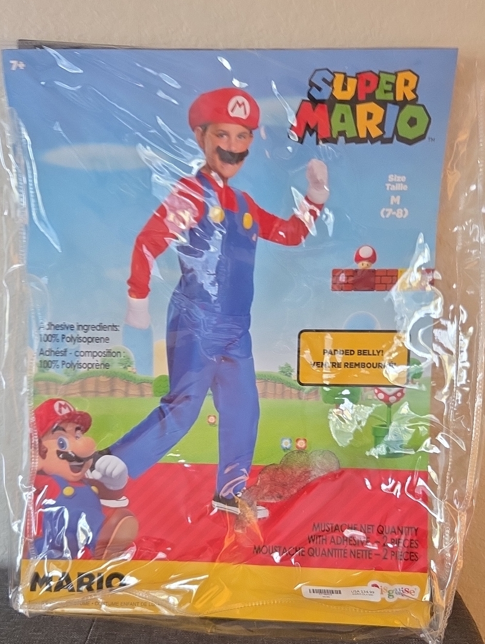 Spirit Super Mario Kids Costume - Red and Blue Plumber Outfit